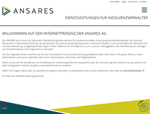 Tablet Screenshot of ansares.de